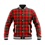 Clan Wallace Hunting Red Tartan Baseball Jacket J124