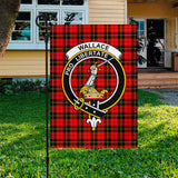 Clan Wallace Hunting Red Crest Tartan Flag CF955