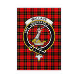 Clan Wallace Hunting Red Crest Tartan Flag CF955