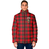 Clan Wallace Weathered Crest Tartan Padded Jacket RF958