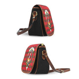 Clan Wallace Weathered Crest Tartan Saddle Bag MS32