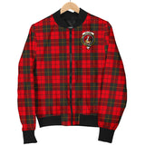 Clan Wallace Weathered Crest Tartan Bomber Jacket ZJ958