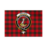 Clan Wallace Weathered Crest Tartan Flag CF958