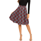 Clan Warden Tartan Melete Pleated Midi Skirt V110