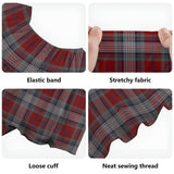 Clan Warden Tartan Off Shoulder Long Dress VL1161