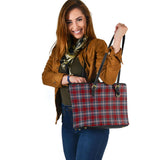 Clan Warden Tartan Leather Tote Bag MT37