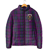 Clan Wardlaw Crest Tartan Padded Jacket RF960