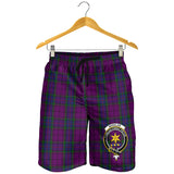 Clan Wardlaw Crest Tartan Mens Shorts NS34