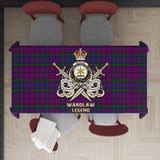 Clan Wardlaw Tartan Tablecloth Golden Sword of Courageous Legacy BG972