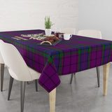 Clan Wardlaw Tartan Tablecloth Golden Sword of Courageous Legacy BG972