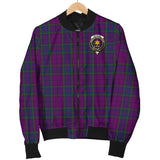 Clan Wardlaw Crest Tartan Bomber Jacket ZJ960