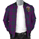 Clan Wardlaw Crest Tartan Bomber Jacket ZJ960