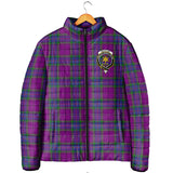 Clan Wardlaw Modern Crest Tartan Padded Jacket RF959