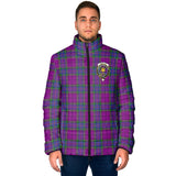 Clan Wardlaw Modern Crest Tartan Padded Jacket RF959