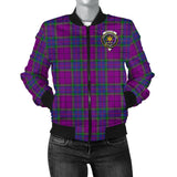 Clan Wardlaw Modern Crest Tartan Bomber Jacket ZJ959