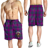 Clan Wardlaw Modern Crest Tartan Mens Shorts NS35