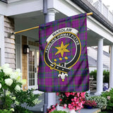 Clan Wardlaw Modern Crest Tartan Flag CF959