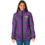 Clan Wardlaw Modern Crest Tartan Padded Jacket RF959