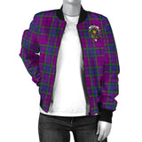 Clan Wardlaw Modern Crest Tartan Bomber Jacket ZJ959