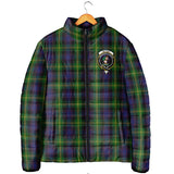 Clan Watson Crest Tartan Padded Jacket RF963