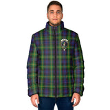 Clan Watson Crest Tartan Padded Jacket RF963