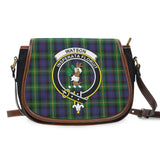 Clan Watson Crest Tartan Saddle Bag MS26