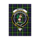 Clan Watson Crest Tartan Flag CF963