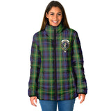 Clan Watson Crest Tartan Padded Jacket RF963