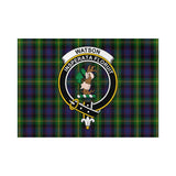 Clan Watson Crest Tartan Flag CF963