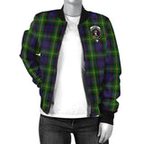 Clan Watson Crest Tartan Bomber Jacket ZJ963