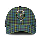 Watson Ancient Tartan Classic Cap with Family Crest