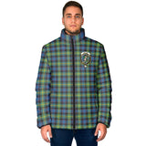 Clan Watson Ancient Crest Tartan Padded Jacket RF961