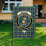 Clan Watson Ancient Crest Tartan Flag CF961