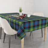 Clan Watson Ancient Tartan Tablecloth Golden Sword of Courageous Legacy BG973