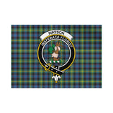 Clan Watson Ancient Crest Tartan Flag CF961