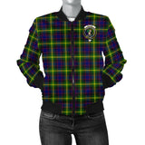 Clan Watson Modern Crest Tartan Bomber Jacket ZJ962