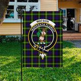 Clan Watson Modern Crest Tartan Flag CF962