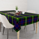 Clan Watson Modern Tartan Tablecloth Golden Sword of Courageous Legacy BG974