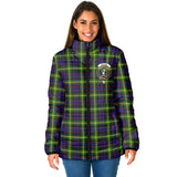 Clan Watson Modern Crest Tartan Padded Jacket RF962