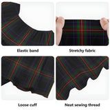 Clan Watt Tartan Off Shoulder Long Dress VL1169