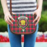 Clan Wauchope Crest Tartan Saddle Bag MS25