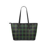 Clan Webster Tartan Leather Tote Bag MT27