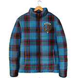 Clan Wedderburn Crest Tartan Padded Jacket RF965