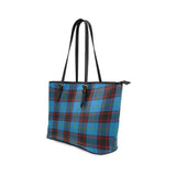 Clan Wedderburn Tartan Leather Tote Bag MT26