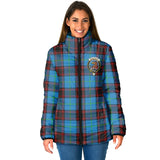 Clan Wedderburn Crest Tartan Padded Jacket RF965