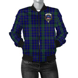 Clan Weir Crest Tartan Bomber Jacket ZJ968