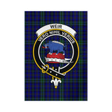 Clan Weir Crest Tartan Flag CF968