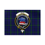 Clan Weir Crest Tartan Flag CF968