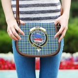 Clan Weir Ancient Crest Tartan Saddle Bag MS23