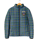 Clan Weir Ancient Crest Tartan Padded Jacket RF966